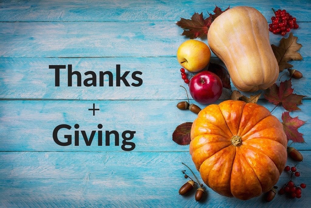 Change The Thanksgiving Equation: Thanks + Giving